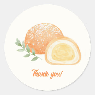 Mochi-sweet and full of love! ronde sticker