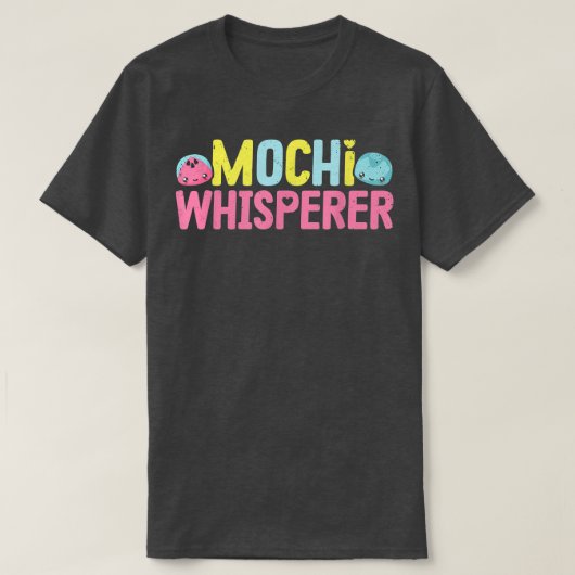 Mochi Whisperer Funny Cake roept Japans eten op T-shirt (Design voorkant)