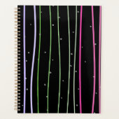 Mochila con estrellas con líneas onduladas planner (Voorkant)