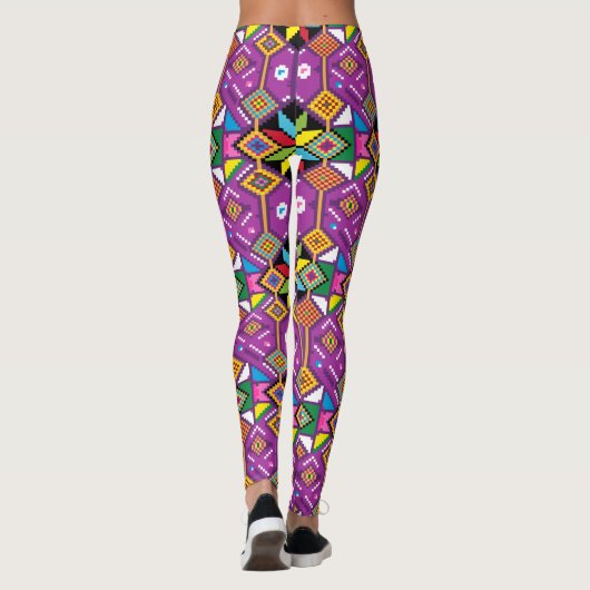 Mochila digitale pixel art leggings (Achterkant)