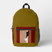 Mochila Dos Gatos Asomados Bedrukte Rugzak (Voorkant)