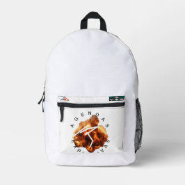 Mochila Flámea y Explosiva Bedrukte Rugzak