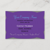 Mochino Cool Unique Elegant Professional Visitekaartje (Achterkant)