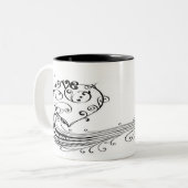 Mochkkoppels van Looove Tweekleurige Koffiemok (Voorkant links)