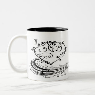 Mochkkoppels van Looove Tweekleurige Koffiemok