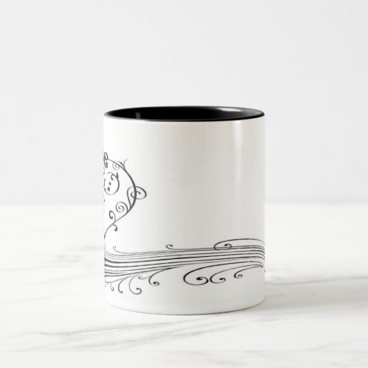 Mochkkoppels van Looove Tweekleurige Koffiemok (Center)