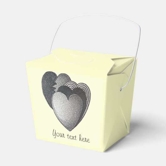 Mochroom spul voor romantische verjaardag bedankdoosjes (Voorkant Zijde)