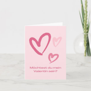 Möchtest du mein Valentin sein?, Duitse Valentijn Kaart