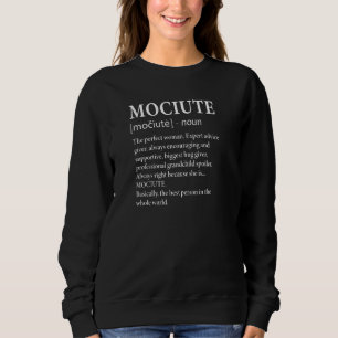 Mociute Definition Grandma Funny Grandmoeder Pull Trui