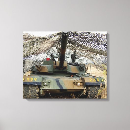 Mock-agressors uit de Republiek Korea Canvas Afdruk (Voorkant)