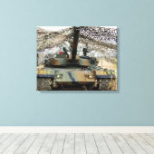 Mock-agressors uit de Republiek Korea Canvas Afdruk (Insitu (Houten vloer))