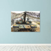 Mock-agressors uit de Republiek Korea Canvas Afdruk (Insitu (Houten vloer))