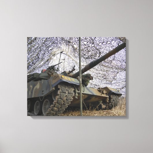 Mock-agressors uit de Republiek Korea Canvas Afdruk (Voorkant)
