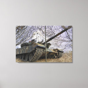 Mock-agressors uit de Republiek Korea Canvas Afdruk
