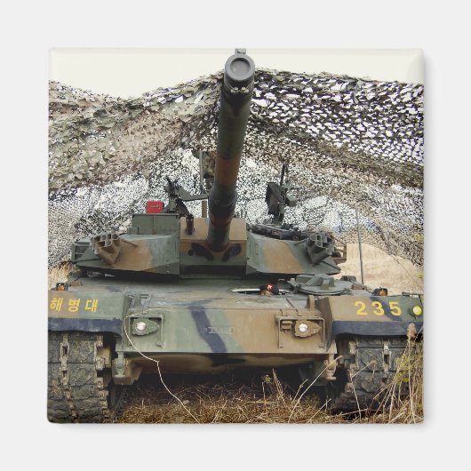 Mock-agressors uit de Republiek Korea Magneet (Voorkant)