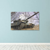 Mock agressors uit Korea 2 Canvas Afdruk (Insitu (Houten vloer))