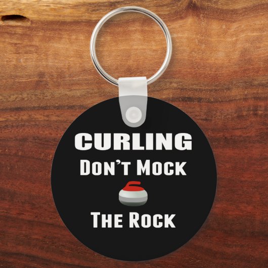 Mock de Rock Curling Sleutelhanger niet (Voorkant)