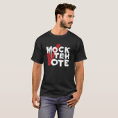 Mock de Vote Black Shirt (Voorkant volledig)