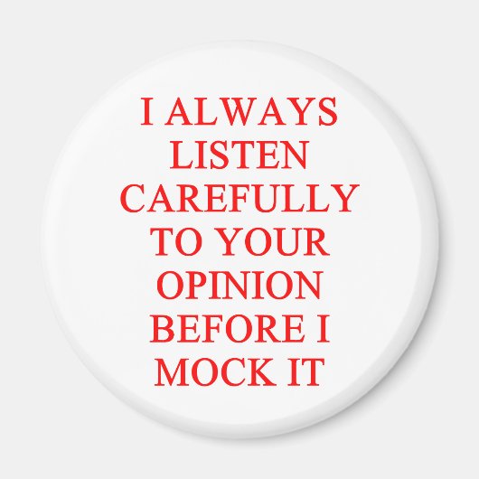 MOCK je beledigd Magneet (Voorkant)