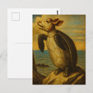 Mock Turtle Lewis Carroll Karakter Briefkaart