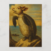 Mock Turtle Lewis Carroll Karakter Briefkaart (Voorkant)
