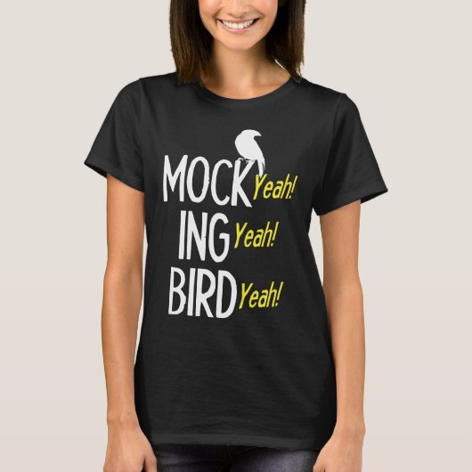 mock-vogel ja wandelend t-shirt (Voorkant)