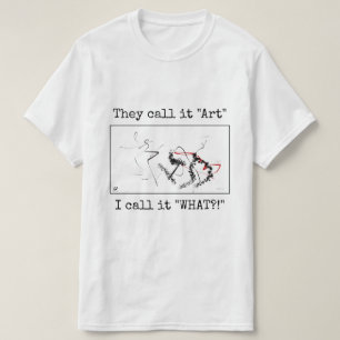 Mockery of abstract art t-shirt
