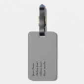 Mocking Bird Nest with Eggs Bagagelabel (Achterkant verticaal)