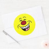 Mocking Face Ronde Sticker (Envelop)