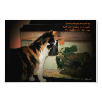 Mocking fish haiku
