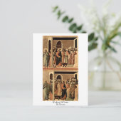 Mocking van Christus door Duccio Briefkaart (Staand voorkant)