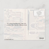 Mocking van Christus door Duccio Briefkaart (Achterkant)