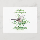 Mockingbird Arkansas State Bird Briefkaart (Voorkant)