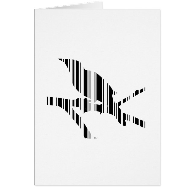 MOCKINGBIRD BAR CODE Vogel Barcode Patroon Ontwerp (Voorkant)