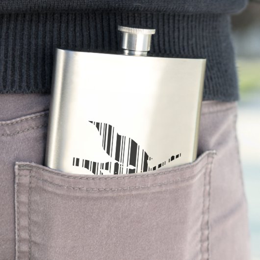 MOCKINGBIRD BAR CODE Vogel Barcode Patroonontwerp Flacon (Voorbeeld)