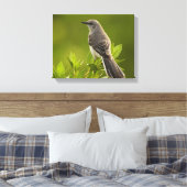 Mockingbird Bird Lovers Gifts Canvas Afdruk (Insitu (Slaapkamer))