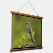 Mockingbird Bird Lovers Gifts Hangend Wandkleed (Gebogen)