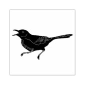 Mockingbird eenvoudige illustratie rubberstempel (Afrduk)