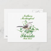 Mockingbird Florida State Bird Briefkaart (Voorkant / Achterkant)