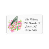 Mockingbird Magnolia Return Address Etiket (Voorkant)