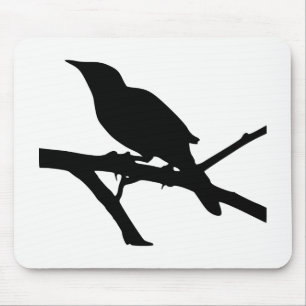 Mockingbird Silhouette Muismat