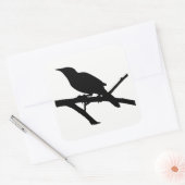 Mockingbird Silhouette Vierkante Sticker (Envelop)