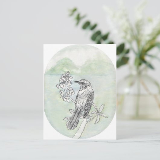 Mockingvogel Briefkaart (Staand voorkant)