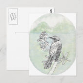 Mockingvogel Briefkaart (Voorkant / Achterkant)