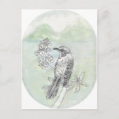 Mockingvogel Briefkaart (Voorkant)