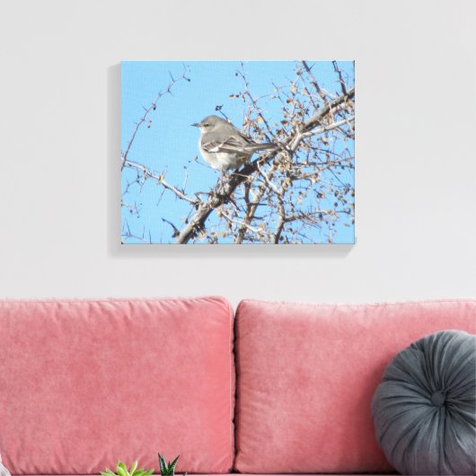 Mockingvogel Canvas Afdruk (Insitu (Woonkamer))