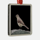 Mockingvogel op een grafsteen metalen ornament (Rechts)