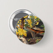 Mockingvogels, John James Audubon Ronde Button 5,7 Cm (Voorkant /achterkant)
