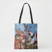 Mocko Jumbies Maagdeneilanden Vlaggen St. Croix VI Tote Bag (Voorkant)