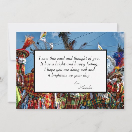 Mocko Jumbies USVI Kaart (Achterkant)